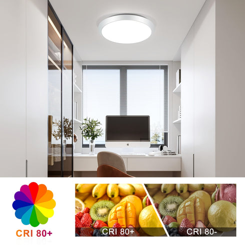 LED Deckenleuchte 15 W mit Bewegungsmelder rund 30 cm | AuroraSense