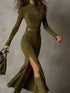 Elvora | Eleganter Damen Jumpsuit Langarm