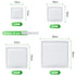 LED Deckenleuchte Quadratisch 48 W Flach Design