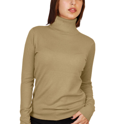 Pullover für Damen mit Stehkragen