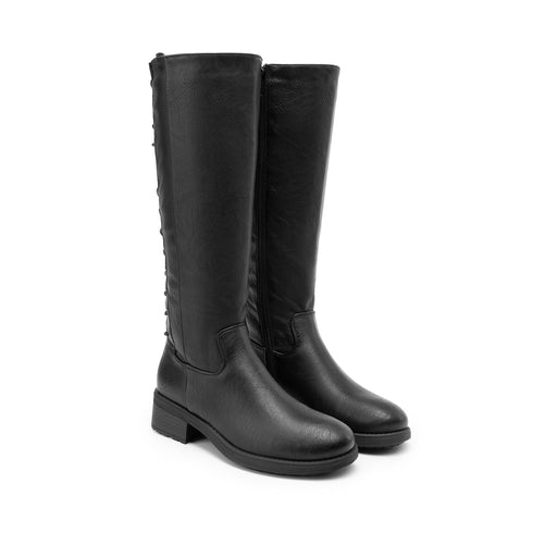 DAMEN SCHNÜRUNG HINTERER KNÖCHEL HOHE MODE STIEFEL
