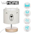 Baby-Tischlampe Baumwolle und Holz | sanftes Nachtlicht für Babyzimmer