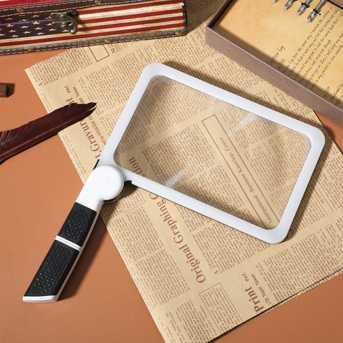 Leselupe 5× groß |faltbare Handlupe für Bücher