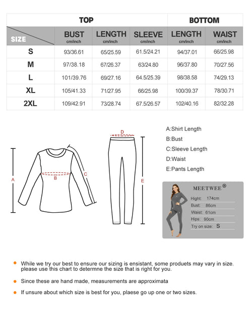 2er-Pack Thermounterwäsche Damen Stretch & Wärme