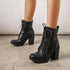 DAMEN COMBAT BOOTS I HIGH HEELS