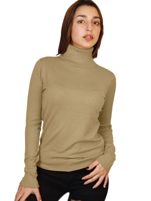 Pullover für Damen mit Stehkragen