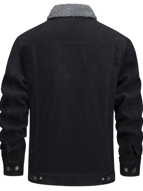 Stravonor Herren Softshell Jacke – Cordfutter winddicht warm