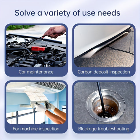 Endoskop Kamera 4.3″ mit Display, 8 mm Sonde, IP67 wasserdicht, USB & Akku – Sokuri