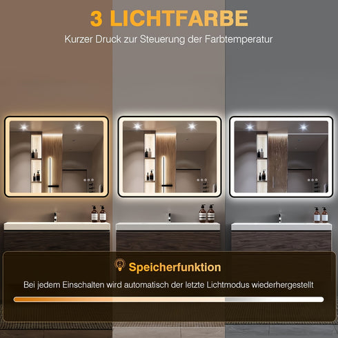 Luminex | LED Badezimmerspiegel Anti-Beschlag