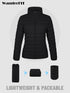 Trendige Damen Pufferjacke – Leichtes Design, gestepptes Muster und Vier praktische Taschen
