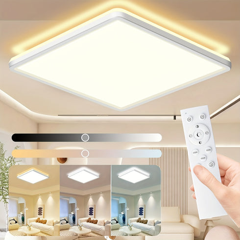 LED Deckenleuchte 24W dimmbar mit Fernbedienung – 3CCT Farbtemperatur