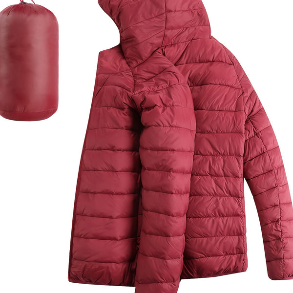 Pufferjacke für Damen | Warmer Dicker Wintermantel mit nahtloser Polsterung und sportlichem Design