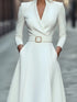 Celestina | V-Ausschnitt Damen Kleid