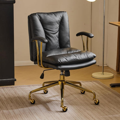 Simon | Ergonomischer Chefsessel mit Fußstütze