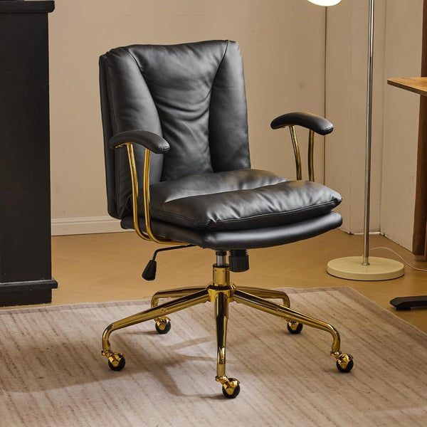 Simon | Ergonomischer Chefsessel mit Fußstütze