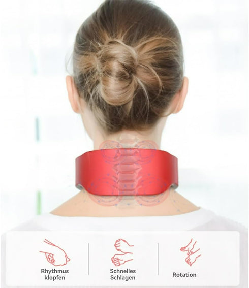 Elektrisches Nackenmassagegerät kaufen – EMS Nackenmassager für steifen Nacken, Schulterverspannungen & Schmerzlinderung zuhause