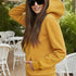 Damen Hoodie | Weicher Kapuzenpullover mit Kordelzug & Kängurutasche