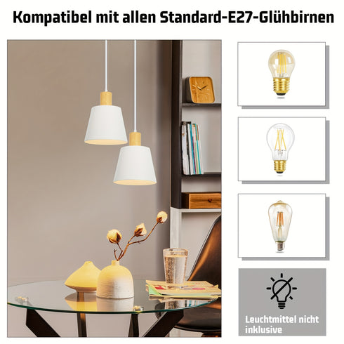 Eira Retro Hängelampe Doppelsatz höhenverstellbar