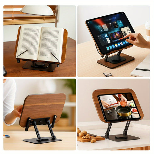 360° Drehbarer Leseständer | höhen- und neigungsverstellbar Metallrahmen