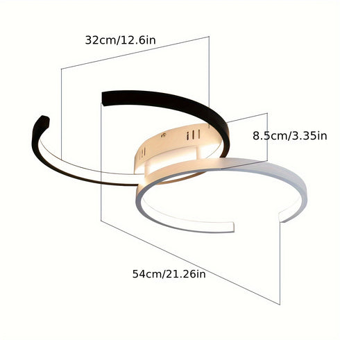 LED Deckenleuchte 54 cm Kinderzimmer & Wohnraum | 24 W / 37 W dimmbar & warmweiß