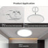 Ultra-Slim LED Deckenleuchte Rund Panel