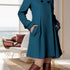 Aveline | Damen Mid-Length Kapuzen-Mantel