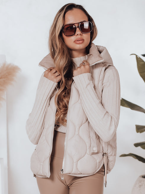 Steppweste mit abnehmbarer Kapuze | Leichte Damen-Weste