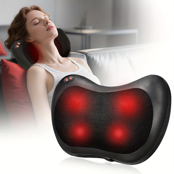 Nackenmassagegerät Shiatsu | Elektrisch 3 Geschwindigkeiten, Tiefenknetmassage