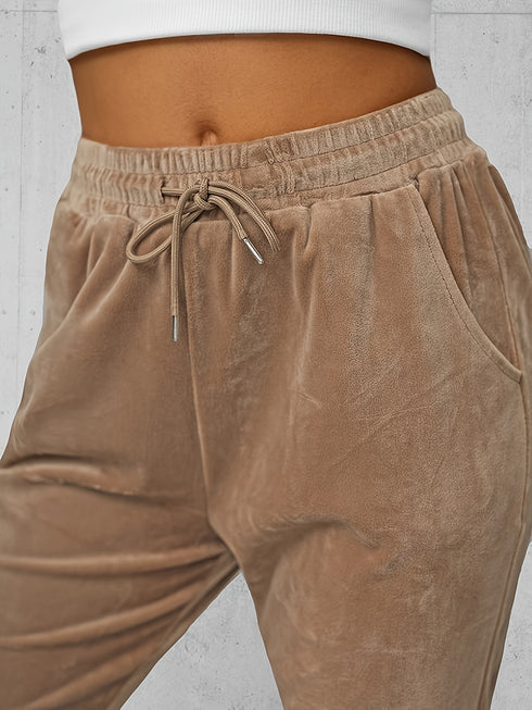 Damen Freizeithose mit Taschen | Bequeme Alltagshose