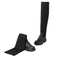 Damen Overknee-Stiefel mit Plateau und Stretch – Lange Herbststiefel mit Profilsohle