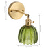 Johann Vintage Glas Tulpen Lampenschirm Wandlampe | Shiraki