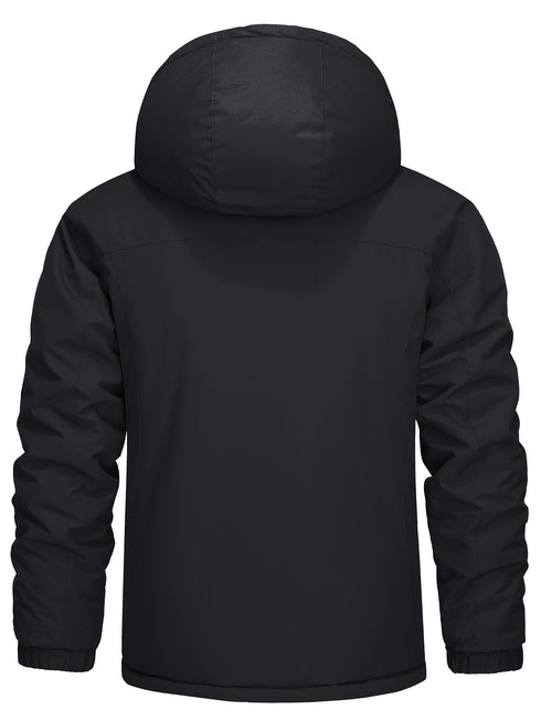 Waldwächter Herren Softshell Winterjacke mit Kapuze