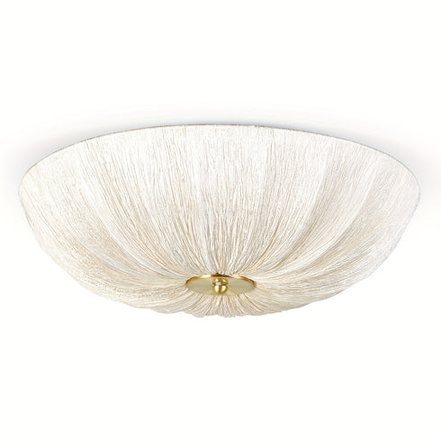Halbeinbau-Deckenlampe Ø 50 cm – Stoffschirm E27