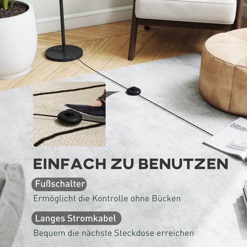 Linnea LED Stehleuchte Mondform 3 Farbtemperaturen | Shiraki