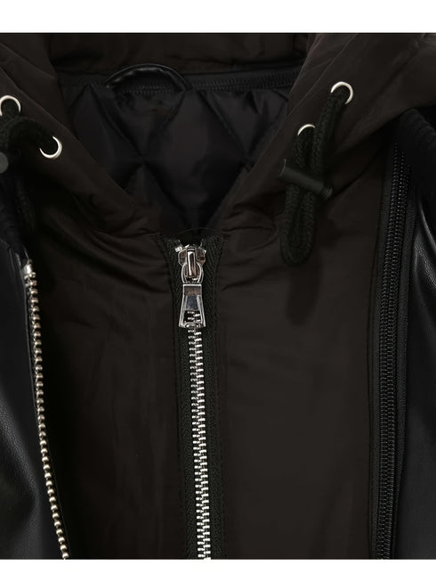 Korvran Herren Motorradjacke mit Kapuze – Vintage & Funktion