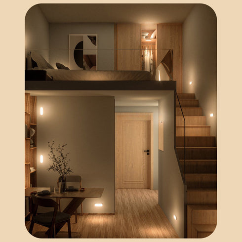 BettLumi LED USB Oplaadbaar Draadloos Bewegingssensor Wandlamp