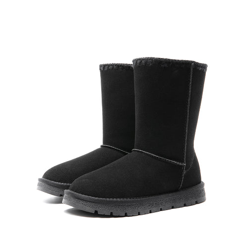 Damen-Winterstiefel zum Hineinschlüpfen | Klassische Freizeitstiefeletten