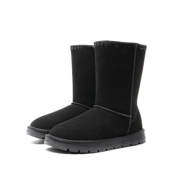 Damen-Winterstiefel zum Hineinschlüpfen | Klassische Freizeitstiefeletten