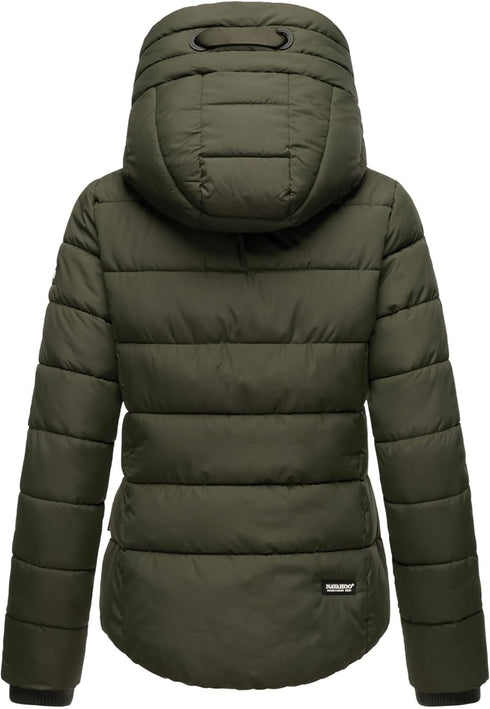 Elara Damen Winter Steppjacke mit Stehkragen