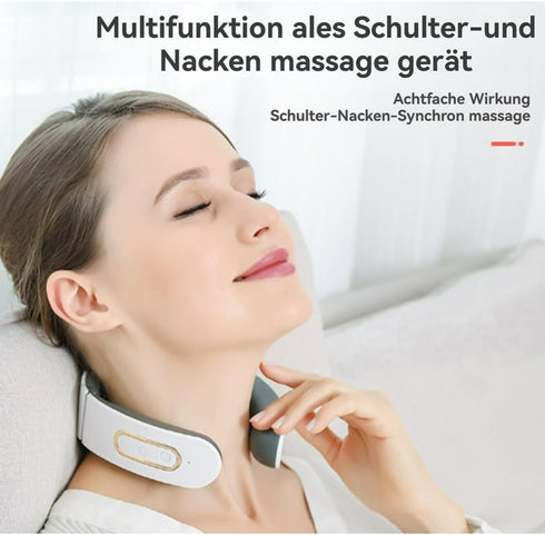 Renji EMS Nacken- & Schultermassager – Elektrisches Massagegerät für Entspannung, Regeneration & Schmerzlinderung