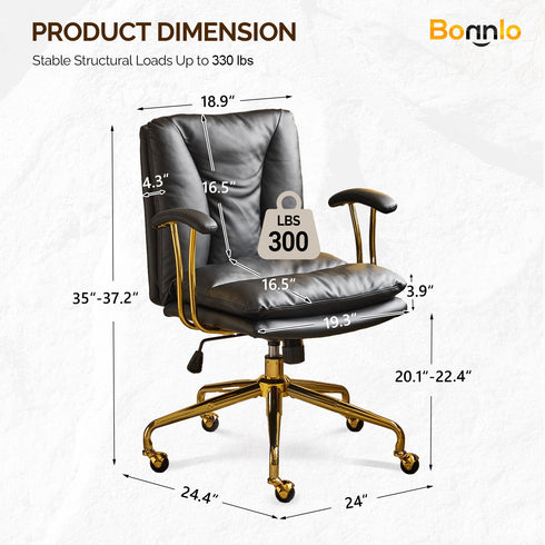 Simon | Ergonomischer Chefsessel mit Fußstütze