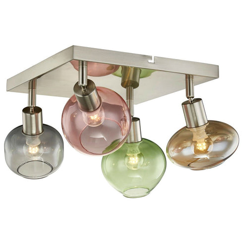 Freya Moderner 4-Arm-Deckenstrahler | Verstellbare Deckenlampe