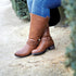DAMEN STIEFEL MIT BREITER WADE I FLACHER ABSATZ