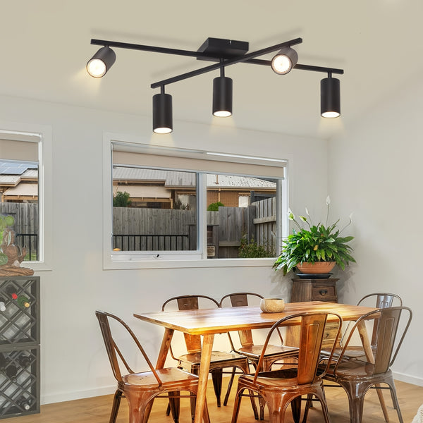 LeuchtGlow Deckenleuchte Moderne drehbare Deckenleuchte für Wohnzimmer, Küche