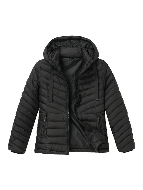 Daunenjacke Damen mit Kapuze | Schlank & Warm