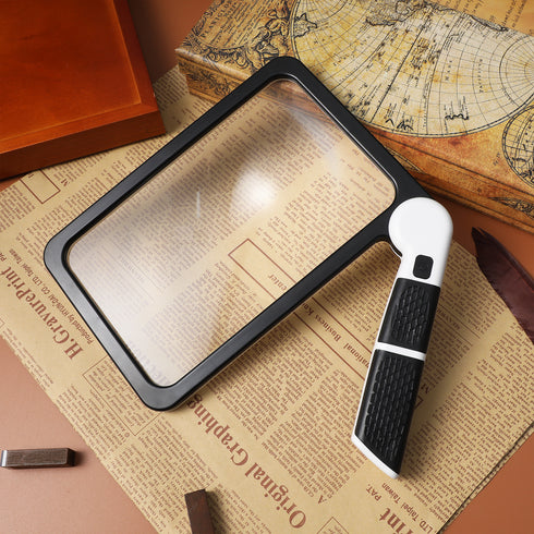 Leselupe 5× groß |faltbare Handlupe für Bücher