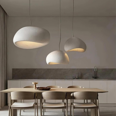 Leona LED Pendelleuchte Nordic Wabi Sabi | Shiraki