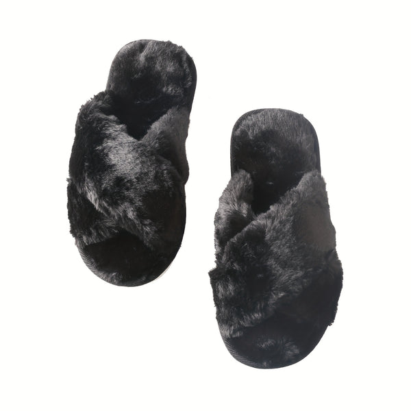Winter Damen Flauschig Hausschuhe