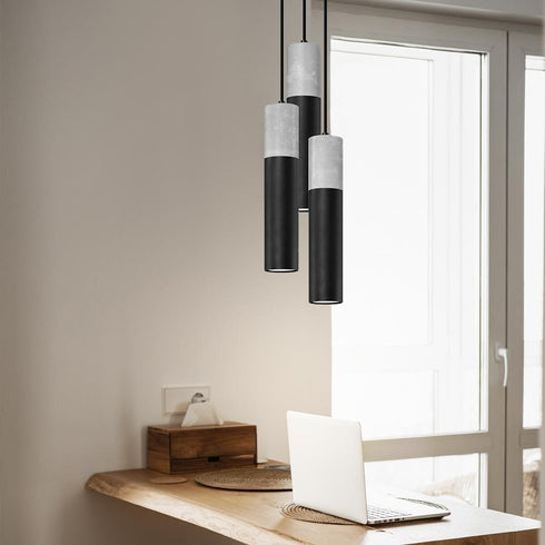 Skandinavische Pendelleuchte für Esszimmer 3-Licht Hängelampe