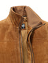 Helvorn Herren Suede Winterjacke – abnehmbarer Kragen warm